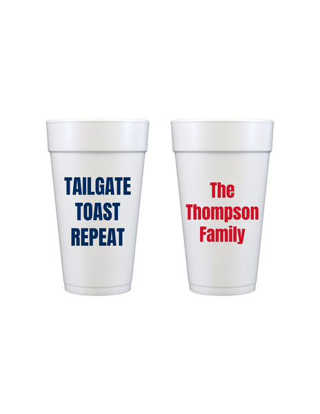 Custom Game Day Foam Cups