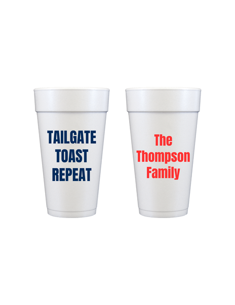 Custom Game Day Foam Cups