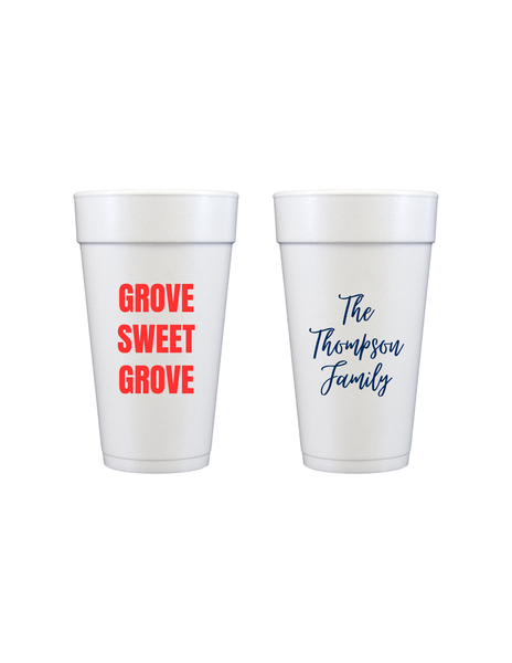 Custom Game Day Foam Cups
