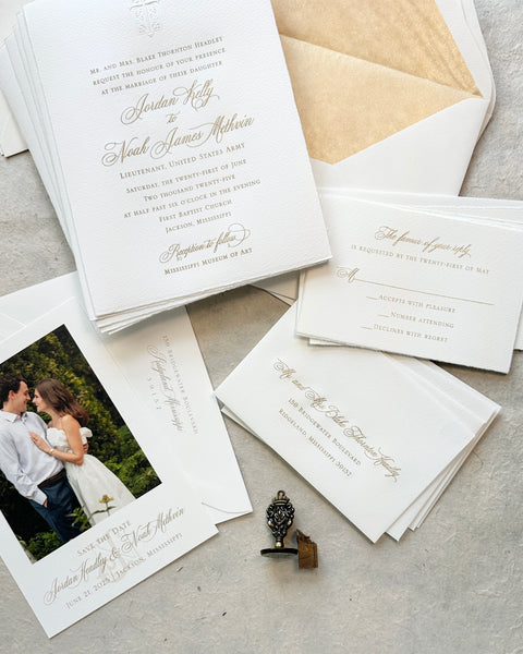 Jordan and Noah - Wedding Invitations