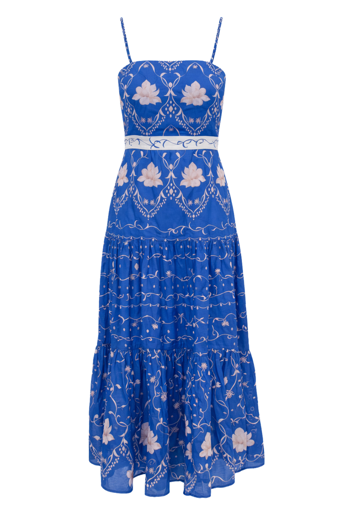 Asher Midi Dress-Sea Petal – Fresh Ink
