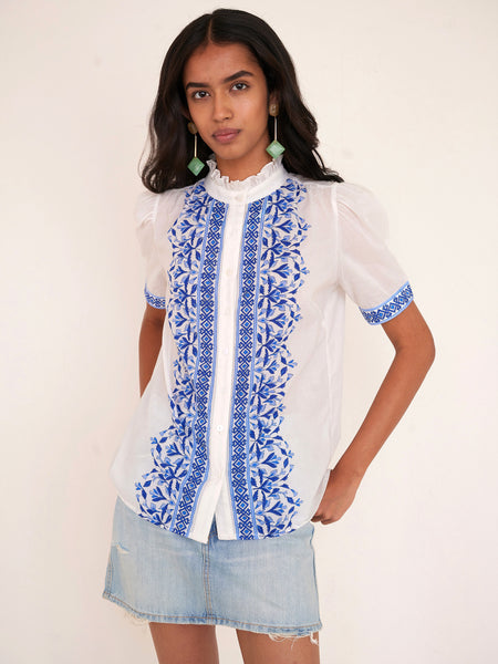 Christina s/s Shirt - Placid - 1