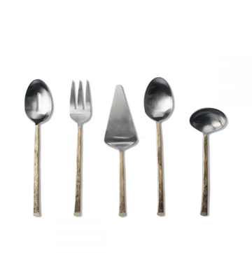 Forward Gold Stainless Service Set, 5pc