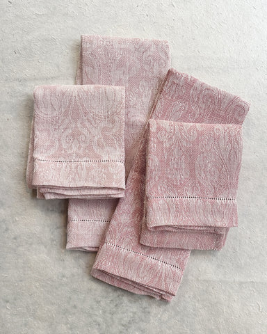 Busatti Giglio Hemstitch Pattern Guest Towel
