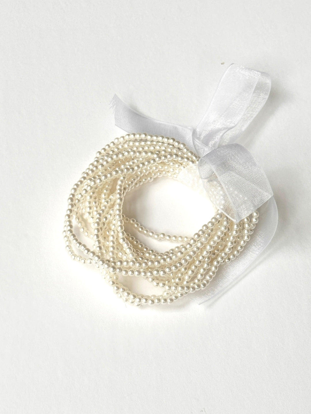 Multi-strand Pearl Stretch Bracelet Set