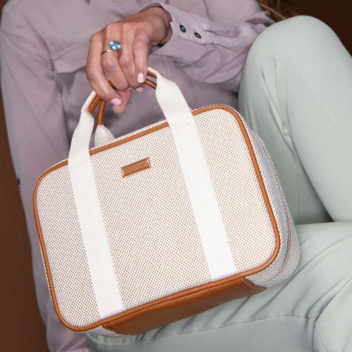 Stephanie Johnson Travel Bags Tropea Ivory