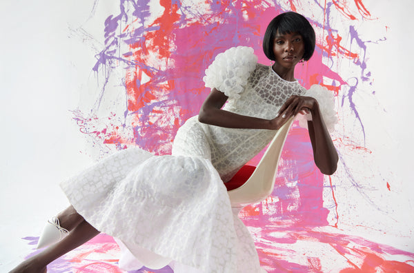 Arlis Dress - White