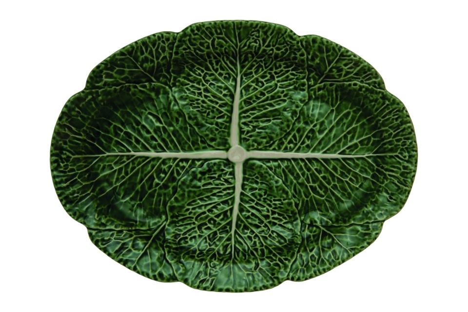 Cabbage Large Oval Platter Green