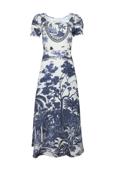 Cecily Dress - Bermuda Toile