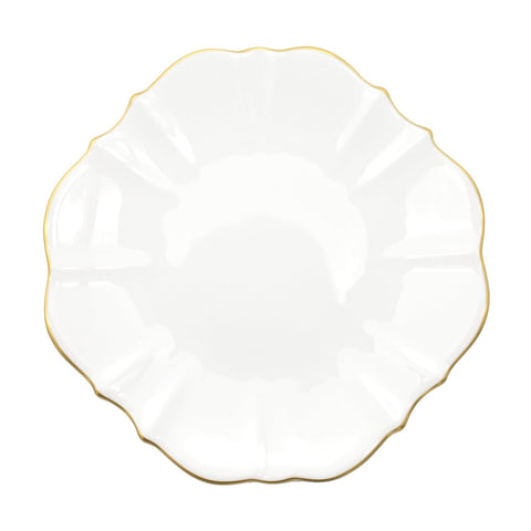 Amelie - Brushed Gold Rim Charger Plate