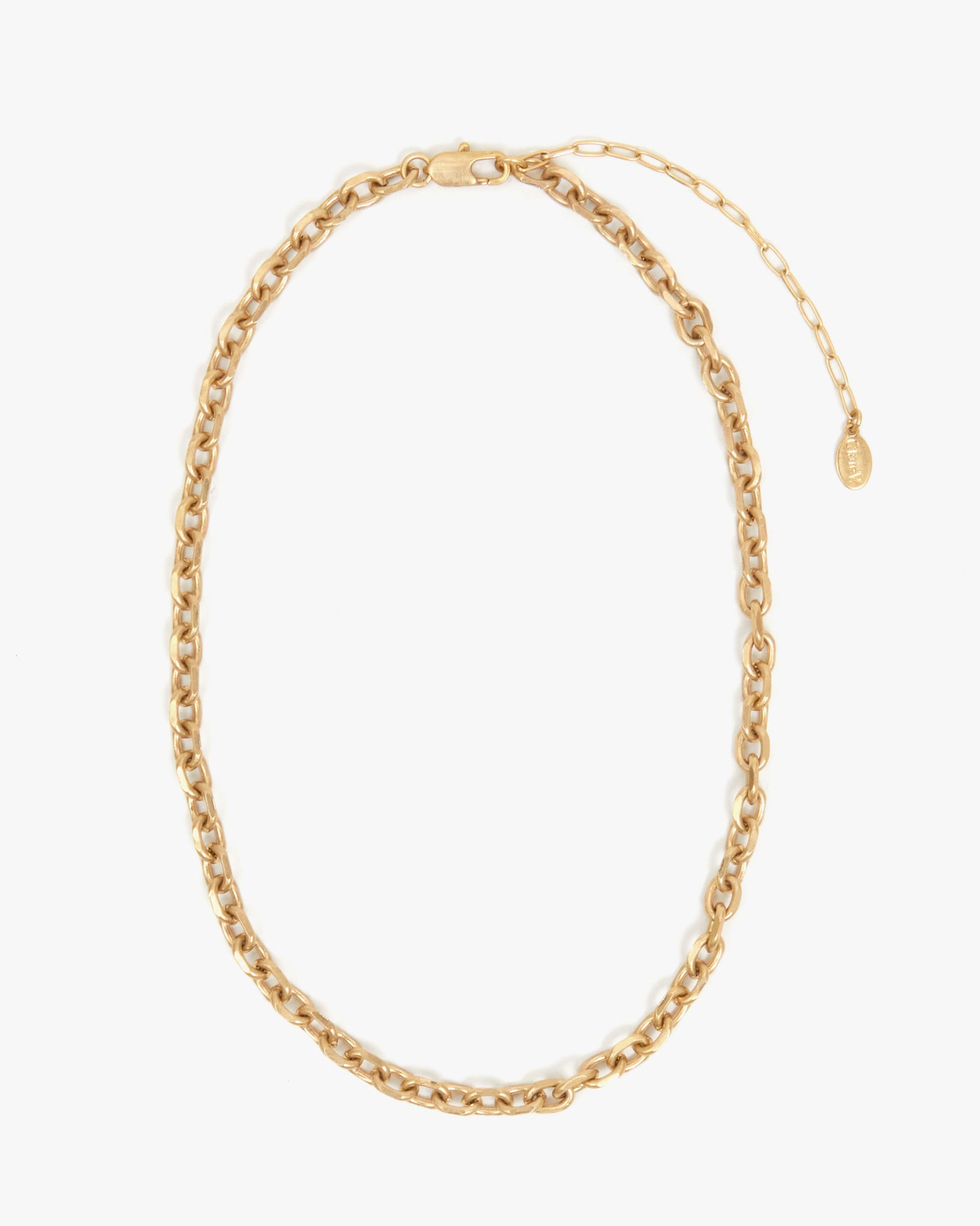Gold Vermeil Charm Chain Necklace - 16"
