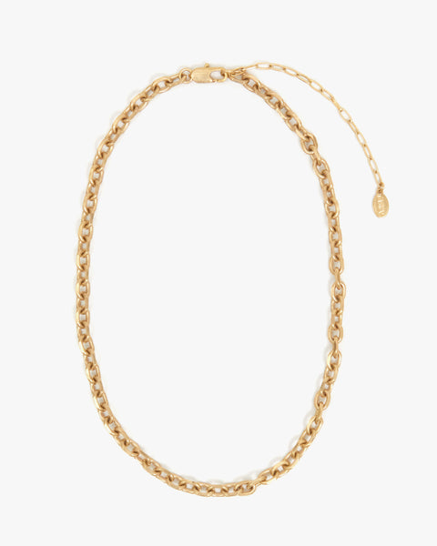 Gold Vermeil Charm Chain Necklace - 16"