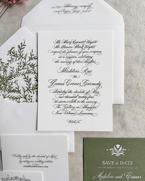 Madeline and Connor - Wedding Invitations