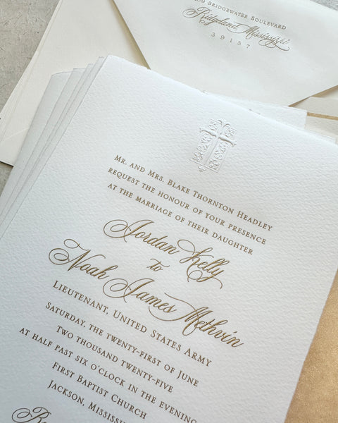Jordan and Noah - Wedding Invitations
