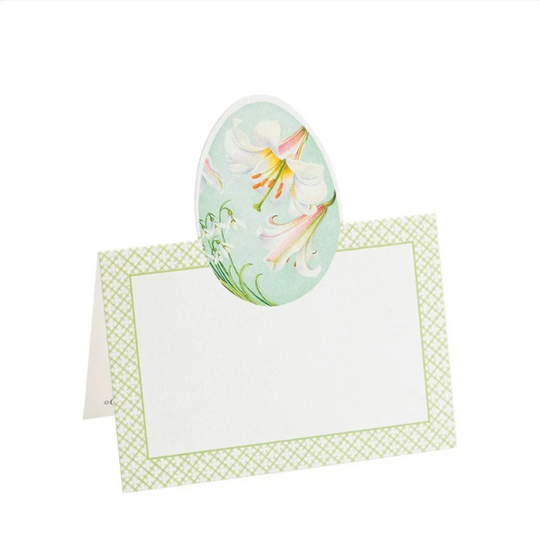 Floral Decorated Eggs Paper Tableware