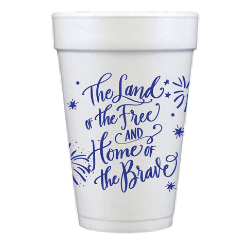 4th of July Foam Cups