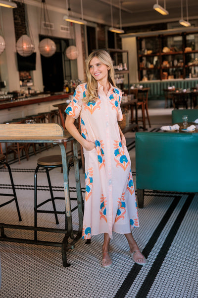 Gibbons Dress, Pink Sands