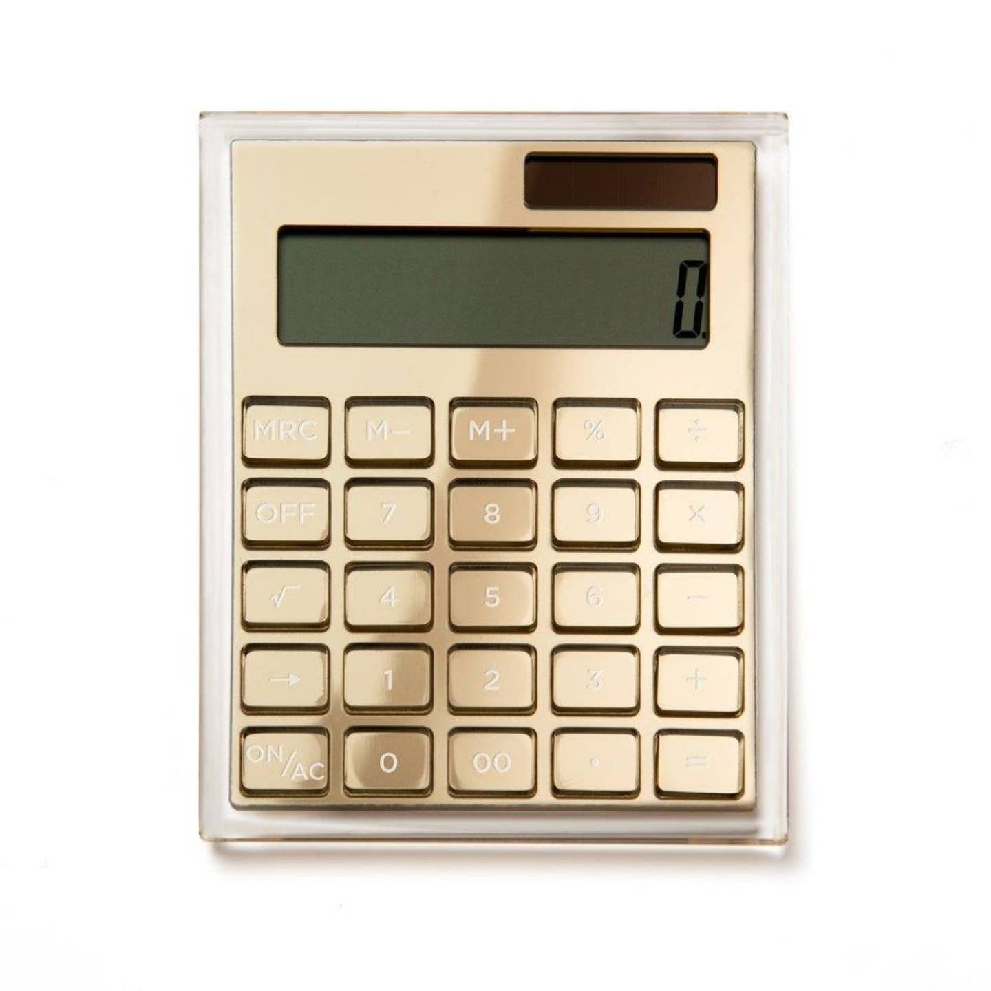 Acrylic Calculator Gold