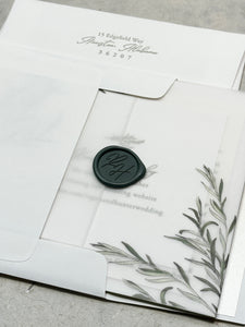 Regan and Hunter - Rosemary Beach Wedding Invitations