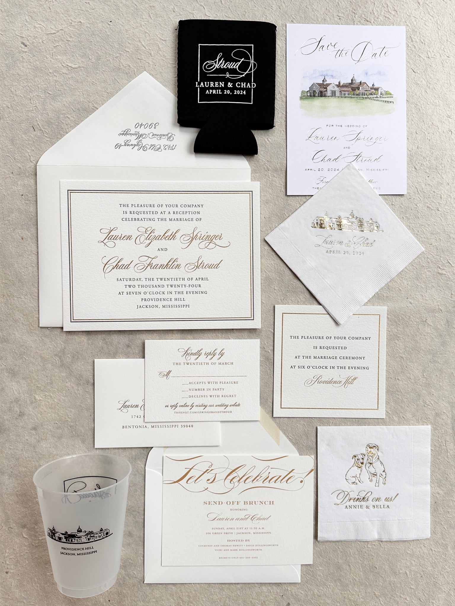 Lauren and Chad - Wedding Invitations