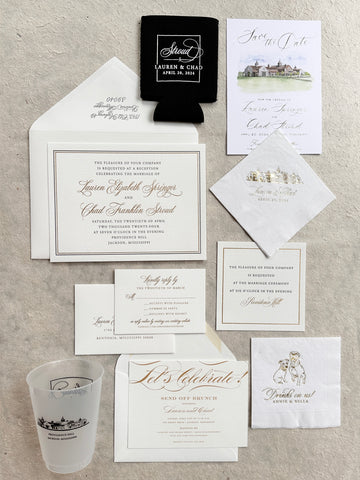Lauren and Chad - Wedding Invitations