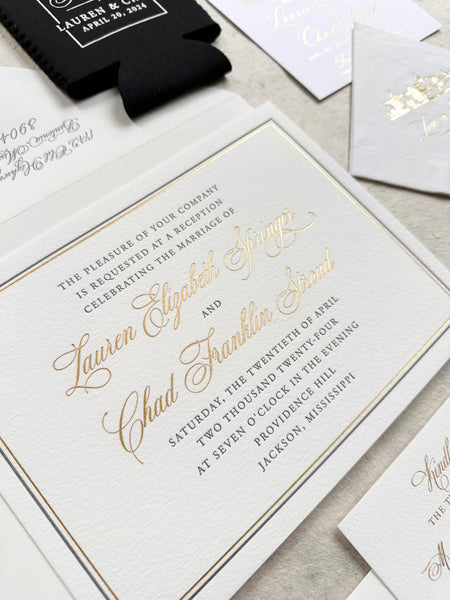 Lauren and Chad - Wedding Invitations
