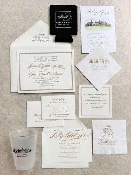 Lauren and Chad - Wedding Invitations