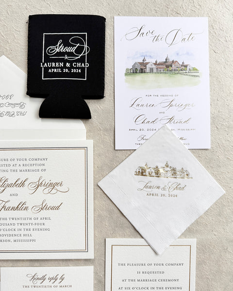 Lauren and Chad - Wedding Invitations