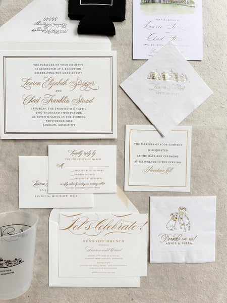 Lauren and Chad - Wedding Invitations