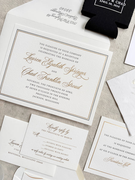 Lauren and Chad - Wedding Invitations