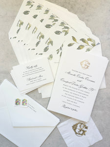 Miranda and Ford - Wedding Invitations