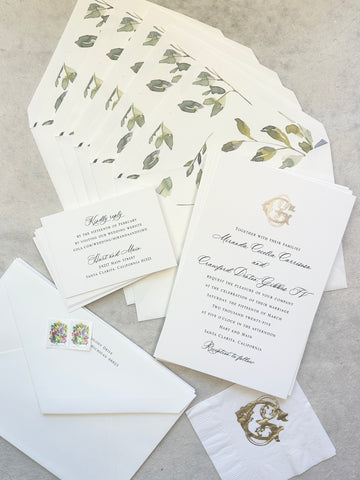 Miranda and Ford - Wedding Invitations