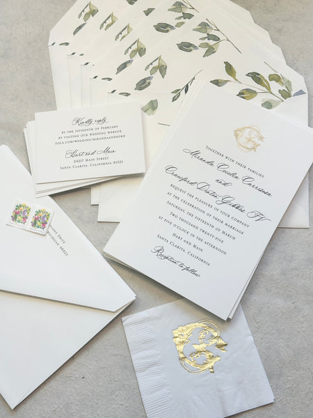Miranda and Ford - Wedding Invitations