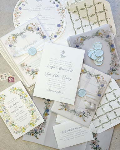Evelyn and Louis - Wedding Invitations