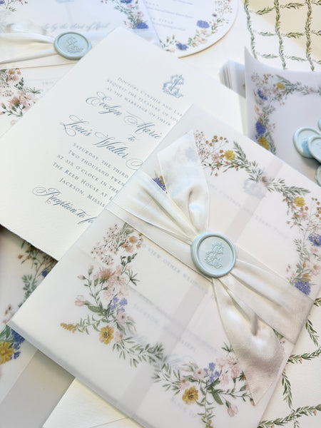 Evelyn and Louis - Wedding Invitations