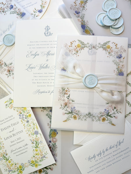 Evelyn and Louis - Wedding Invitations