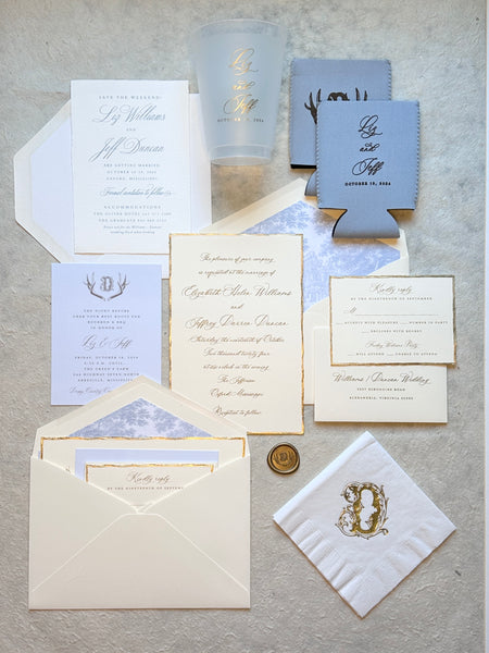 Liz and Jeff - Wedding Invitations