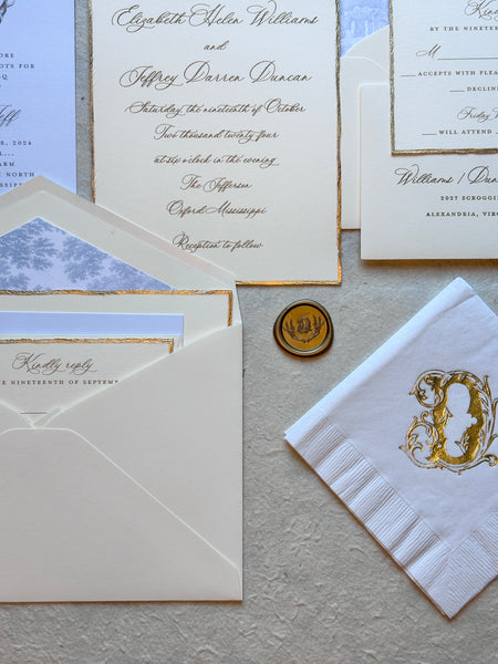 Liz and Jeff - Wedding Invitations