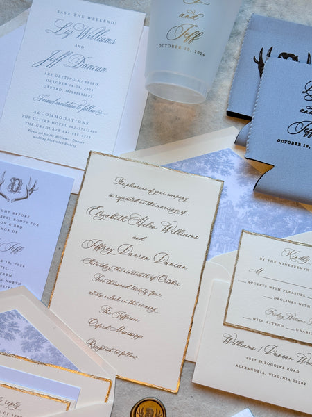 Liz and Jeff - Wedding Invitations