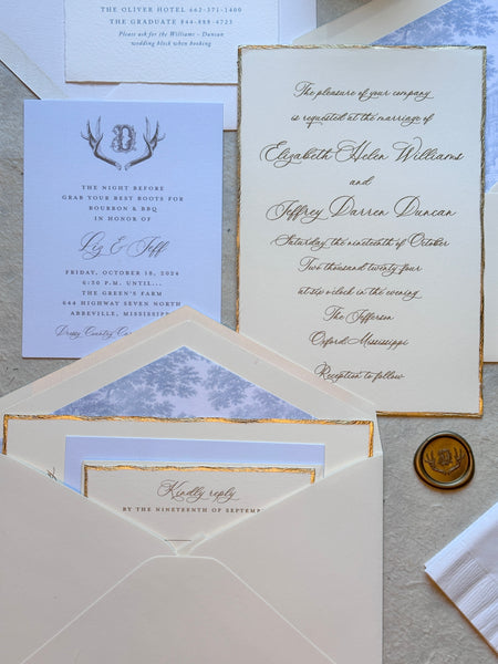 Liz and Jeff - Wedding Invitations