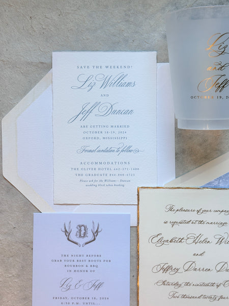 Liz and Jeff - Wedding Invitations