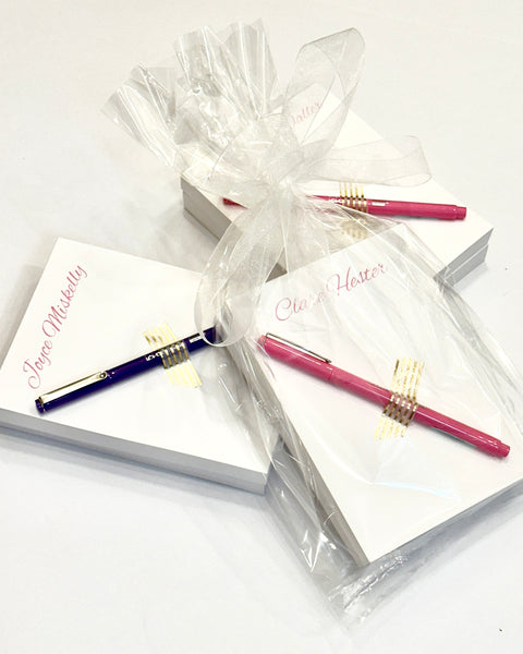 Note Pad and Pen Sets for Hostess Gifts
