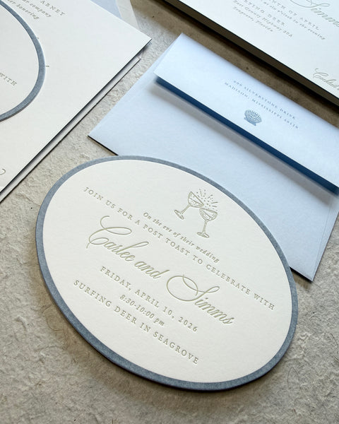 Abney Rehearsal Dinner Invitations