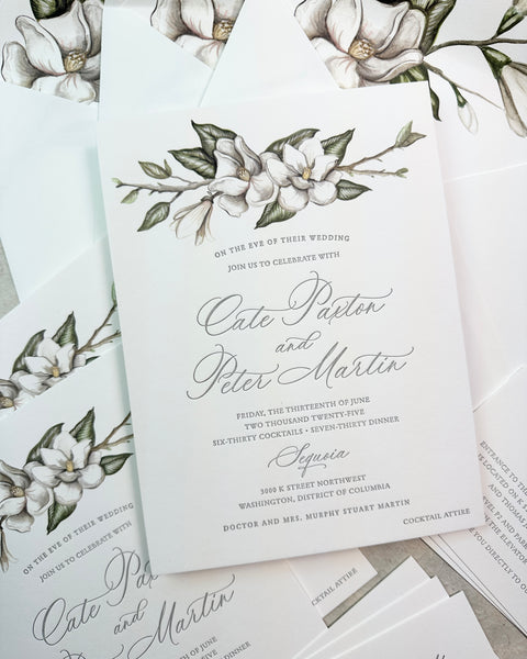 Martin Rehearsal Dinner Invitations