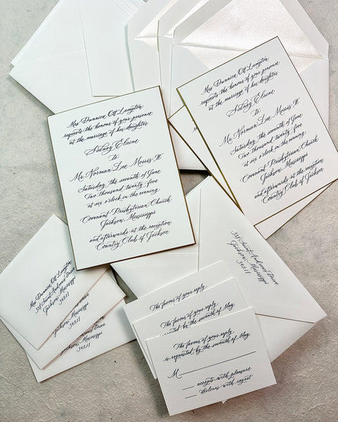 Sidney and Lee - Wedding Invitations
