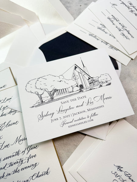 Sidney and Lee Save the Dates