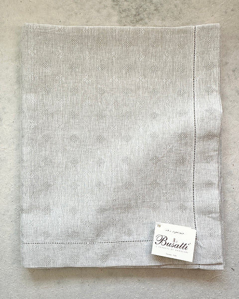 Busatti Tablecloth - Scala 40, Col. 37, Hemstitch