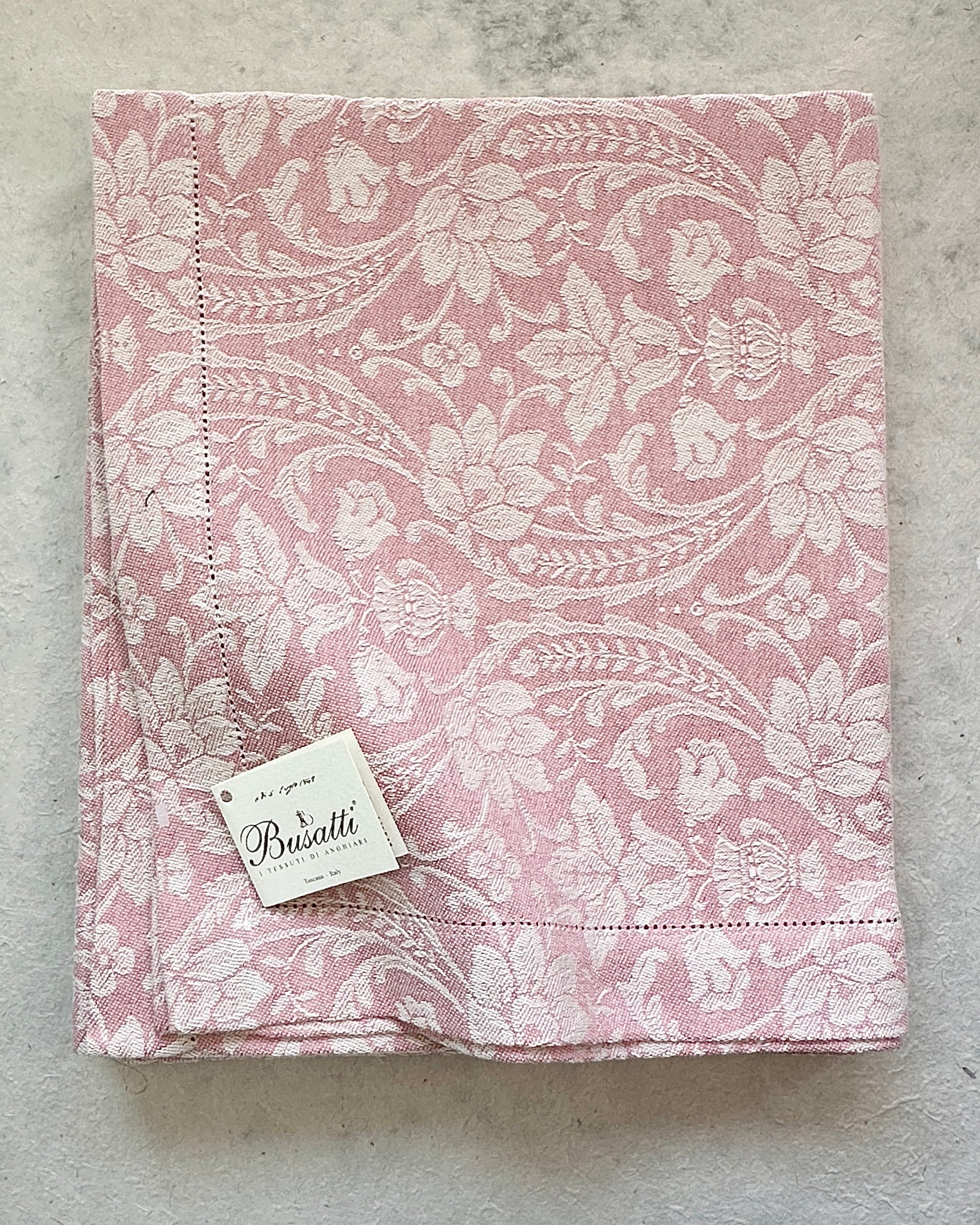 Busatti Tablecloth - Donne di Coppe, Col. 18, Hemstitch