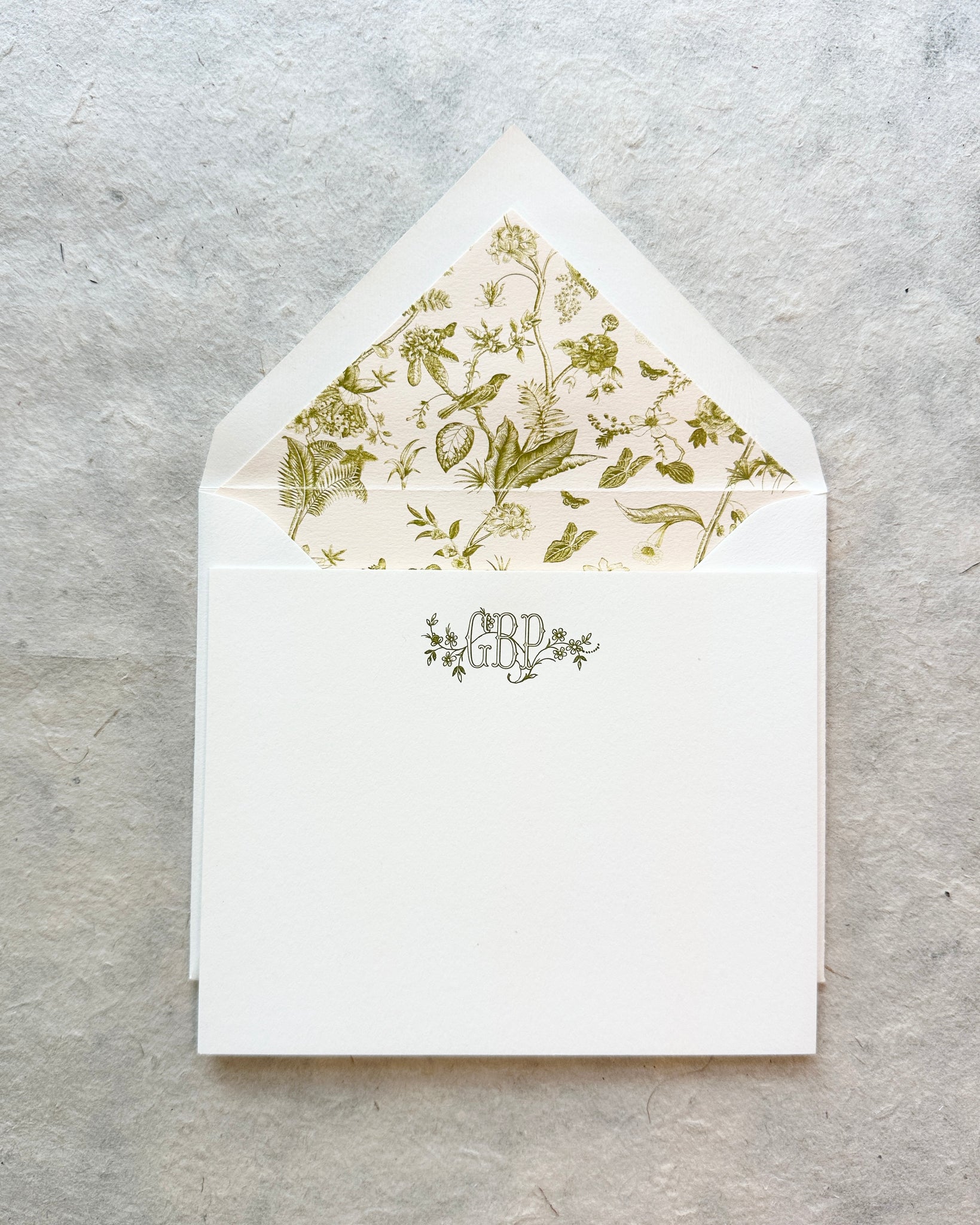 Arzberger GBP Engraved Stationery