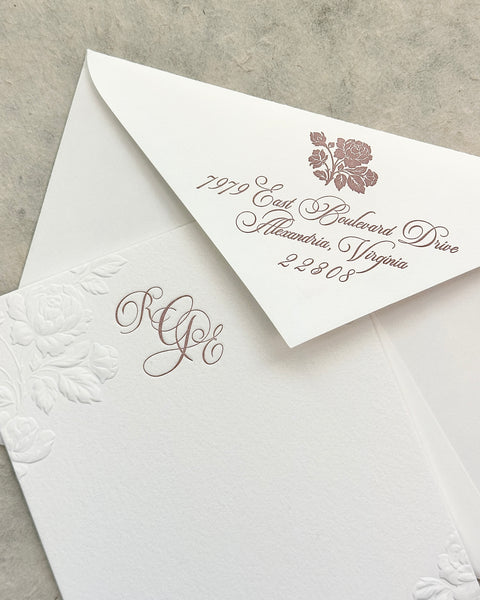Rosalyn Bespoke Stationery by Bella Figura